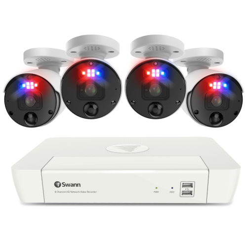 防犯カメラ Swann Professional NVR Security System Swann 6 Camera 8 Channel 12MP Professional NVR Security System