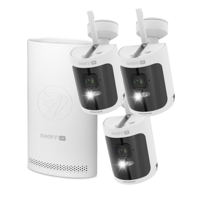 未開封　Swann 4K Floodlight Security Camera Swann 4K Floodlight Security Camera Outdoor 1-Camera