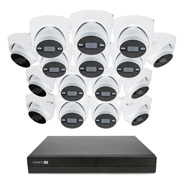 防犯カメラ Swann Professional NVR Security System Swann 6 Camera 8 Channel 12MP Professional NVR Security System