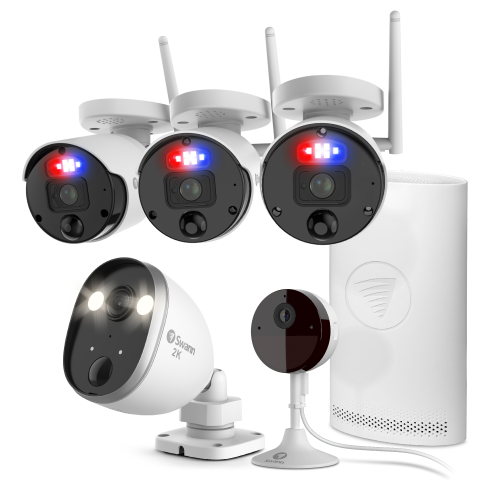 2KO Outdoor Wi-Fi Spotlight Security Camera with 2-Way Talk, Siren & Heat +  Motion Detection | SWIFI-2KOCAM 2KO Outdoor Wi-Fi Spotlight Security