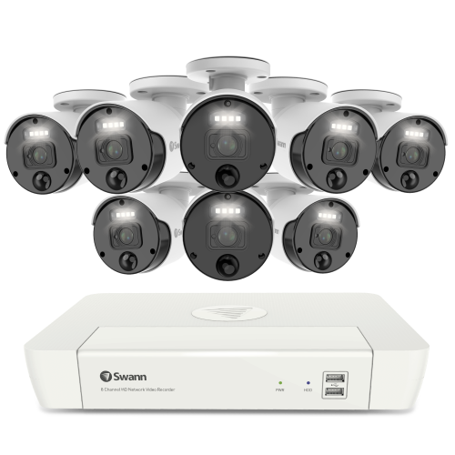 Master Series 4K HD 8 Camera 8 Channel NVR Security System