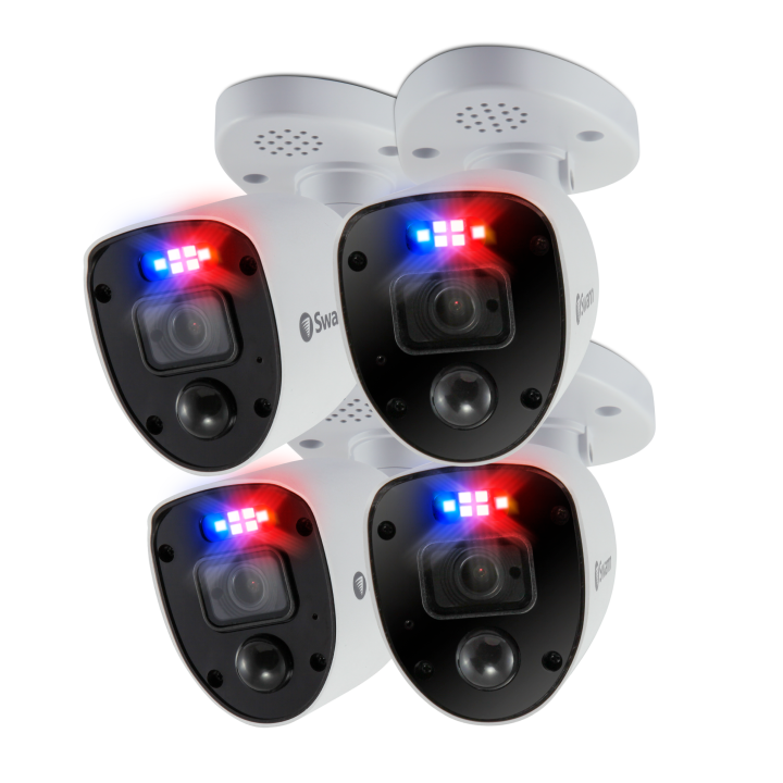 Home 4K Ultra HD Add-On Security Cameras - 4 Pack - RPRO-4KRLWB4