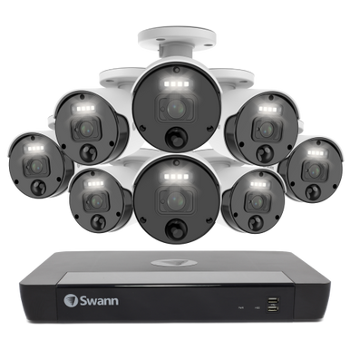 Master Series 4K HD 8 Camera 16 Channel NVR Security System