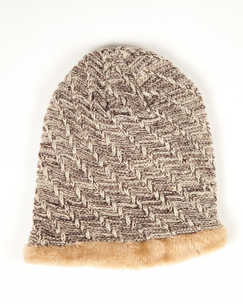 fur lined beanie