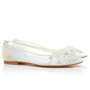 Adora
'Eternal' bridal collection
Romantic mesh flats with floral beading
Hand beaded and embroidered
Swiss dot beaded effect across the sides
Soft and comfortable modern glass slippers
Silk piped
Almond toe
Ivory color
Imported silk upper
Flat
Handmade
Imported 'something blue' leather lining
Imported leather sole
Heavy padding for all-day comfort
Sizing runs true to size