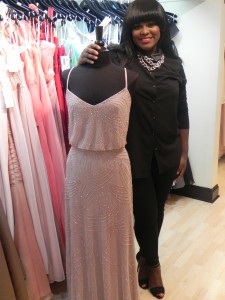 evaluate the retail company madewell on bridesmaid dresses Adrianna Papell Platinum Bridesmaid Dress Style 40109 main image 0