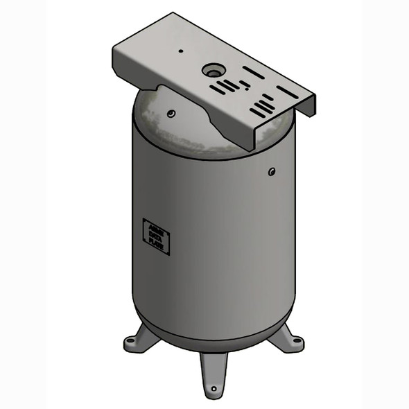 Samuel A10046 Vertical Air Receiver Tank with Top Plate - 80 Gallon