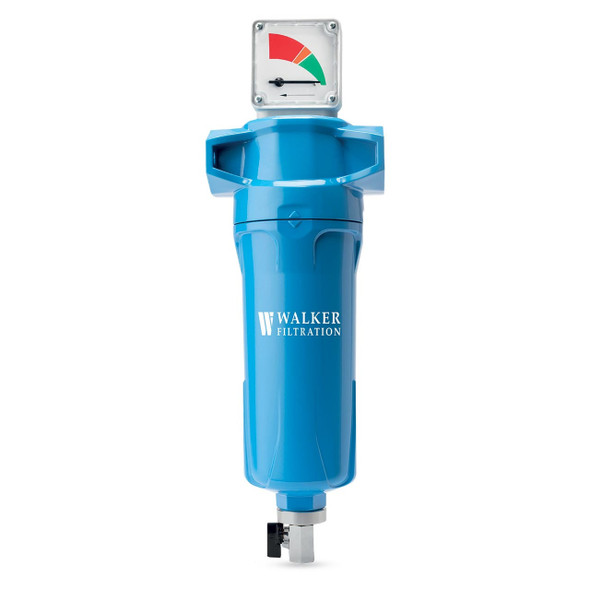 Walker Filtration Alpha 20HP0175 1" high pressure filter housing for compressed air and gas