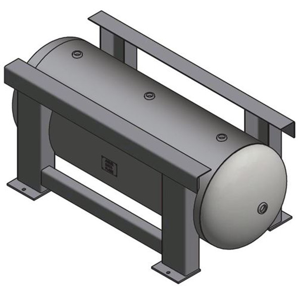 Samuel A10126 Steel Fab 120 Gallon horizontal air receiver tank