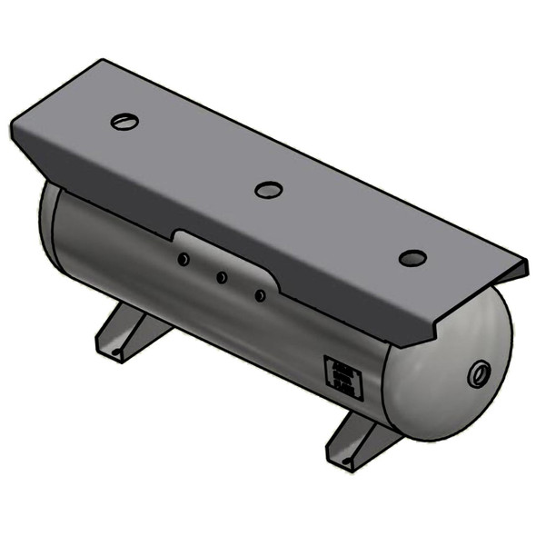 A10140 Samuel Tank Horizontal Air Receiver. 200 Gallons and 30 x 72 with Top Plate.