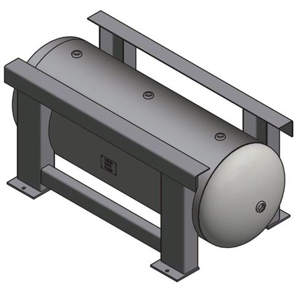 Samuel A10128 horizontal air receiver tank