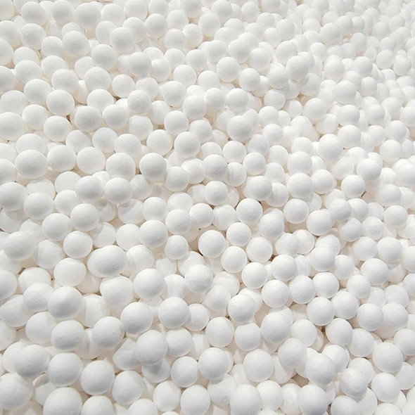 ZURN RM468-3 activated alumina desiccant beads. White in color.