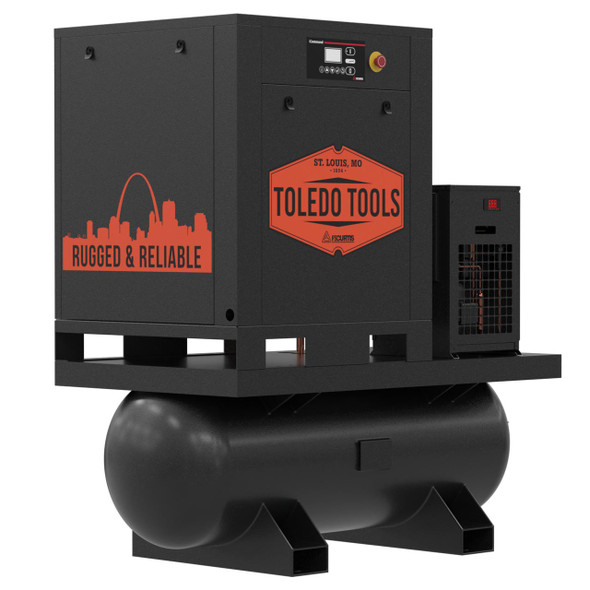 Toledo Tools TT7UP 7.5 HP ultrapack rotary screw air compressor