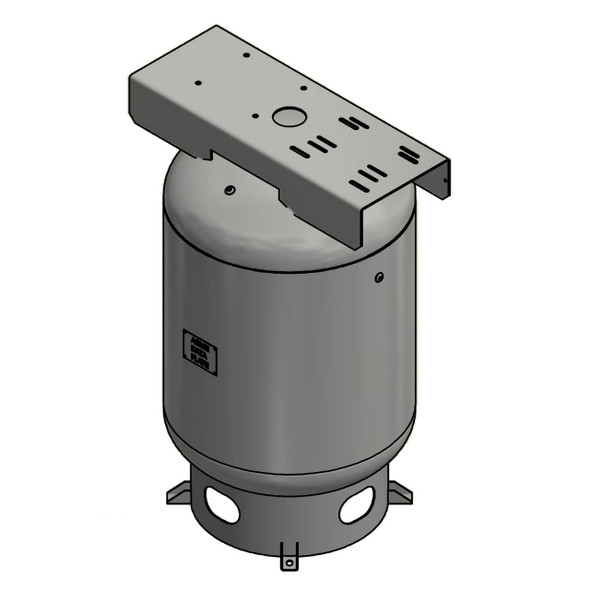 Samuel / Steel Fab A10047 Vertical Air Receiver - 120 Gallon Tank with Top Plate