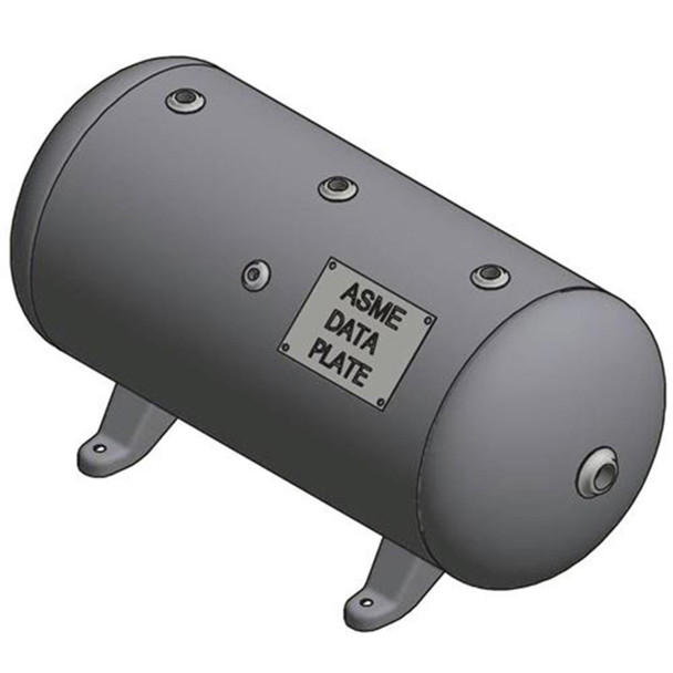 Samuel A10025 horizontal air receiver tank