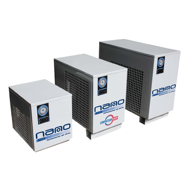 Nano NDX1750 refrigerated air dryer for compressed air. Nano NDX1750 refrigerated air dryer for compressed air.
