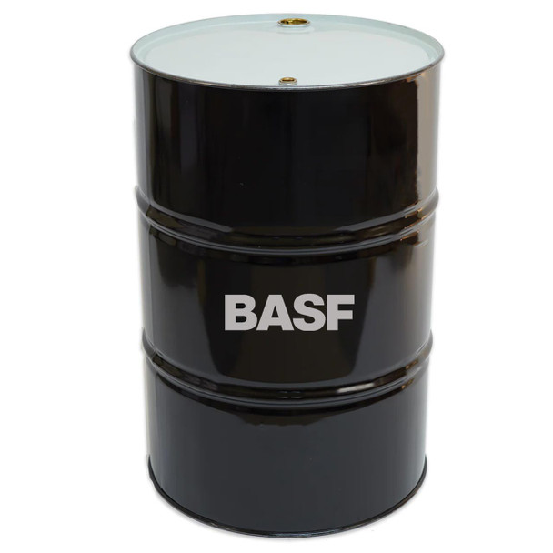 BASF F200 3/16" Activated Alumina Desiccant shown in 375 pound black drum.