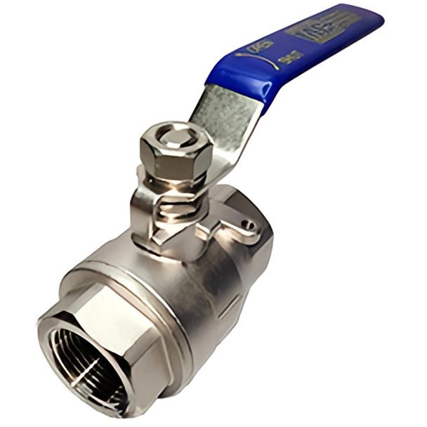 Midwest Control SSV-75NLH Ball Valve – 3/4" FNPT 316 SS, 2000 PSI