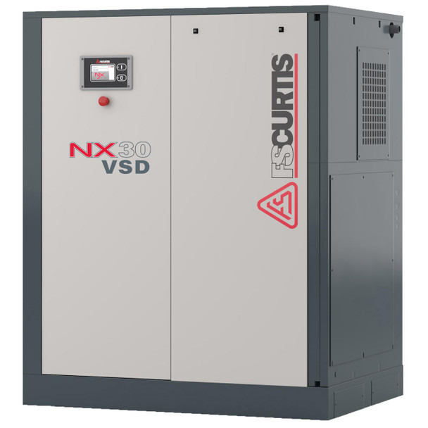 FS-Curtis NXV37 50 HP variable speed tankless rotary screw air compressor