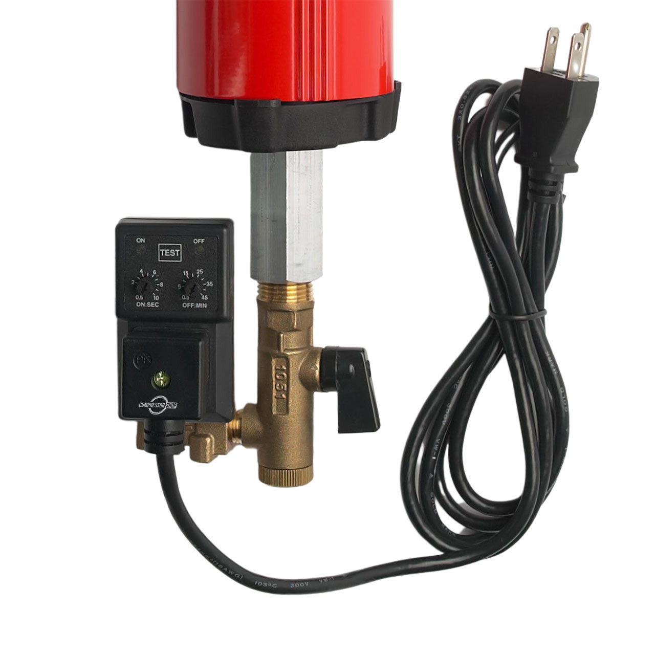 Keltec SDV-115V-25AN Solenoid Electric Drain Valve - 1/4