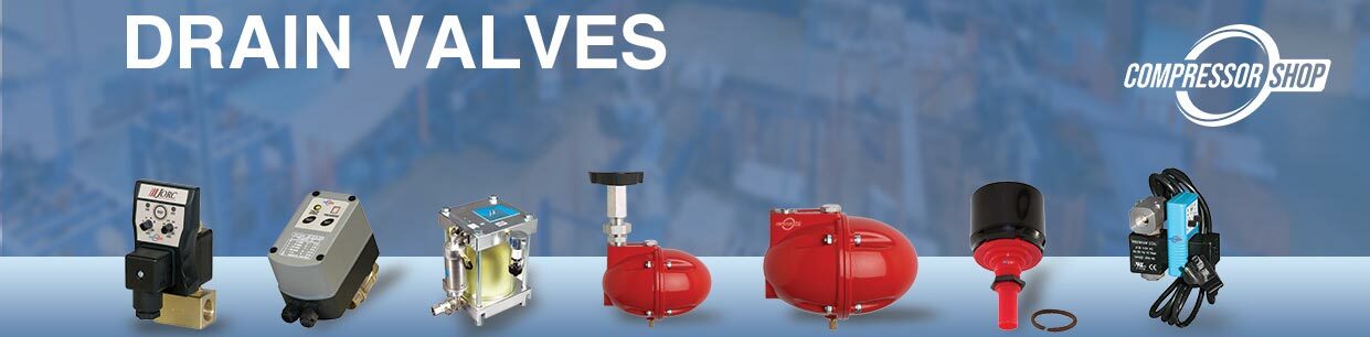 Manual and Automatic Drain Valves for compressed air