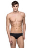 Punto Blanco Swim Brief 6347110-090 Black - Mens Swim Briefs - Front View - Topdrawers Underwear for Men
