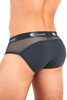 Teamm8 Score Brief TU-BFSCORE-GMTL Gunmetal - Mens Briefs - Rear View - Topdrawers Underwear for Men
