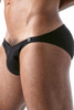 TOF Paris French Bikiini TOF163-N Black - Mens Briefs - Side  View - Topdrawers Underwear for Men
