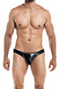 Cut4Men Low Rise Bikini C4M01-SKBL Skai Black - Mens Bikini Briefs - Front View - Topdrawers Underwear for Men
