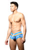 Andrew Christian Retro Mesh Swim Trunk 7890-MU Multicolour - Mens Swim Trunk Swimsuits - Side View - Topdrawers Swimwear for Men
