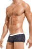 Modus Vivendi Dot Swim Trunk BS2221-BL Black - Mens Swim Trunks - Side View - Topdrawers Swimwear for Men
