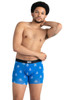 Saxx 2-Pack Vibe Boxer Brief | Vitamin Sea/Black Remix Geo SXPP2V-VTS - Mens Boxer Briefs - Front View - Topdrawers Underwear for Men
