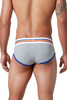 Bike Cotton Brief BAS307GRY Grey - Mens Briefs - Rear View - Topdrawers Underwear for Men
