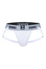 Bike Classic Jockstrap BAS304WHT White - Mens Athletic Supporter Jockstraps - Garment View - Topdrawers Underwear for Men
