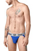 Bike Classic Jockstrap BAS304BLU - Mens Athletic Supporter Jockstraps - Front View - Topdrawers Underwear for Men
