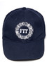 ES Collection FIT Cotton Cap CAP008-09 Navy Blue - Mens Hats - Front View - Topdrawers Apparel for Men
