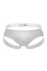 Clever Primal Jockstrap | White 0951 - Mens Jockstraps - Rear View - Topdrawers Underwear for Men
