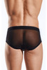 Cocksox Mesh Sports Brief | Nero | CX76ME-NERO  - Mens Briefs - Rear View - Topdrawers Underwear for Men
