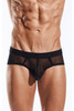 Cocksox Mesh Sports Brief | Nero | CX76ME-NERO  - Mens Briefs - Front View - Topdrawers Underwear for Men
