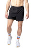 Bike Athletic Gym Short | Black | BAM209BLK  - Mens Athletic Shorts - Front View - Topdrawers Clothing for Men
