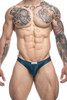 Justin + Simon Classic Bikini | Opal | XSJ01-OPL  - Mens Bikini Briefs - Front View - Topdrawers Underwear for Men
