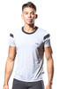 Andrew Christian Speckle Mesh Tee | 10358-BLHR  - Mens T-Shrits - Front View - Topdrawers Clothing for Men
