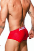 Addicted Push Up Mesh Brief | Red | AD805-06  - Mens Briefs - Rear View - Topdrawers Underwear for Men
