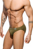Addicted Basic AD Swim Brief | Khaki | ADS097-12  - Mens Swim Briefs - Side View - Topdrawers Swimwear for Men

