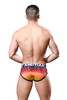 Andrew Christian Flames Mesh Brief w/ Almost Naked | 92850  - Mens Briefs - Rear View - Topdrawers Underwear for Men
