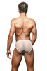 Andrew Christian Unleashed Nude Mesh Brief w/ Almost Naked | 92852  - Mens Briefs - Rear View - Topdrawers Underwear for Men

