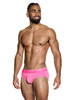 Garçon Neon Pink Briefs | GM22-PINK-BRIEF  - Mens Briefs - Side View - Topdrawers Underwear for Men
