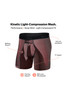 Saxx Kinetic Boxer Brief | Optic Mountain Dar | SXBB32-OMB  - Mens Boxer Briefs - Front View - Topdrawers Underwear for Men
