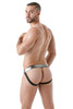 TOF Paris Metal Jockstrap | Silver | TOF132-A  - Mens Jockstraps - Rear View - Topdrawers Underwear for Men

