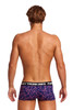 Funky Trunks Underwear Trunks | Serial Texter | FT50M71646  - Mens Boxer Briefs - Rear View - Topdrawers Underwear for Men
